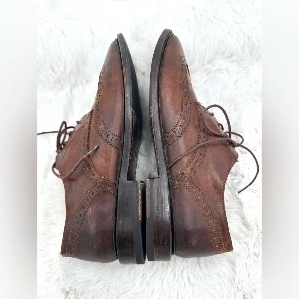 Frye Paul Bal Men’s Brown‎ Oxford Dress Shoes Size 10.5 D